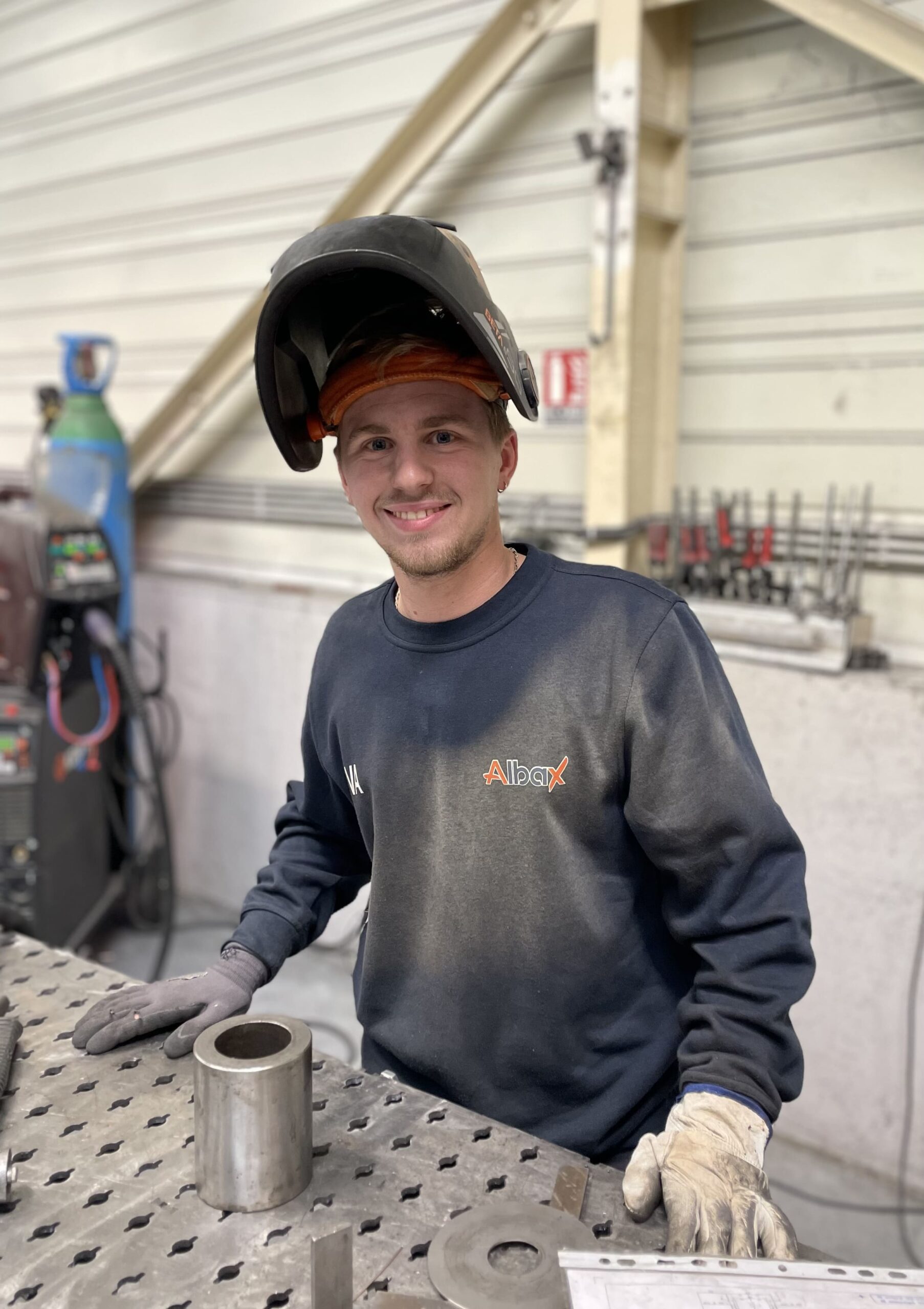 Owen, notre nouveau membre qui occupera un poste de soudeur